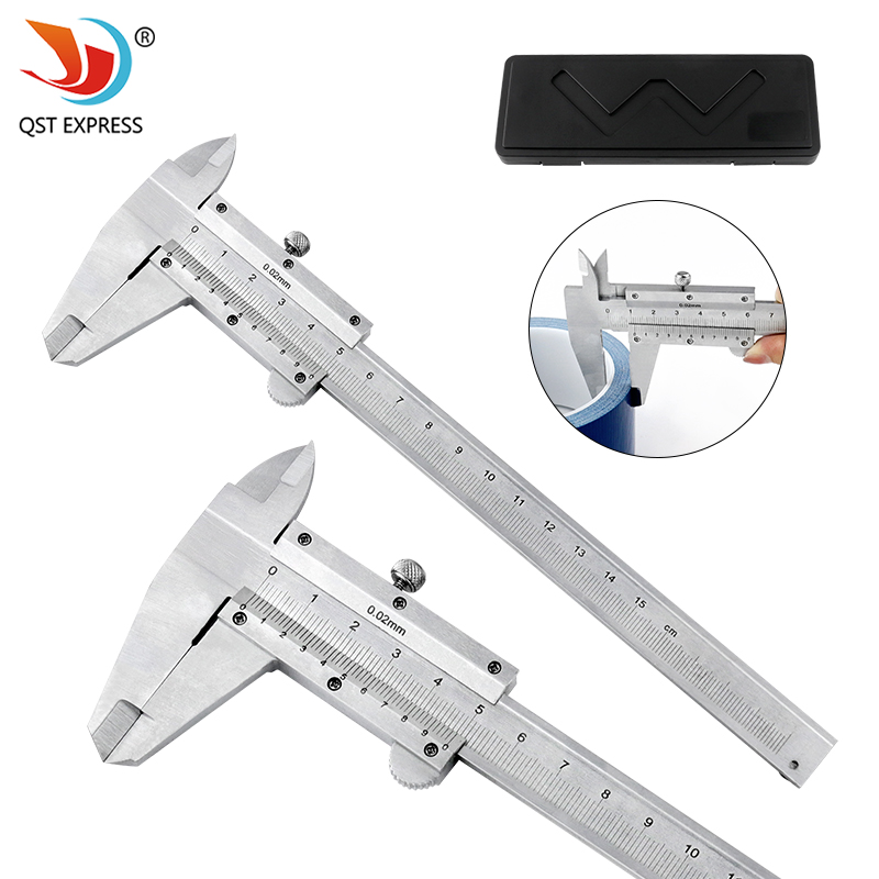 Digital Caliper 150Mm Stainless Steel - QSTEXPRESS-Pied à coulisse en métal, jauge